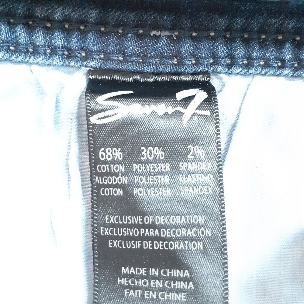 Seven7 Skinny Jeans Womens Size 16W Blue Denim Cotton Mid Rise 5 Pocket Design - Picture 5 of 5